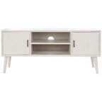Meuble TV multimédia SAFAVIEH Maegan style milieu du siècle avec rangement - 120 cm (L) x 40 cm (P) x 51 cm (H)