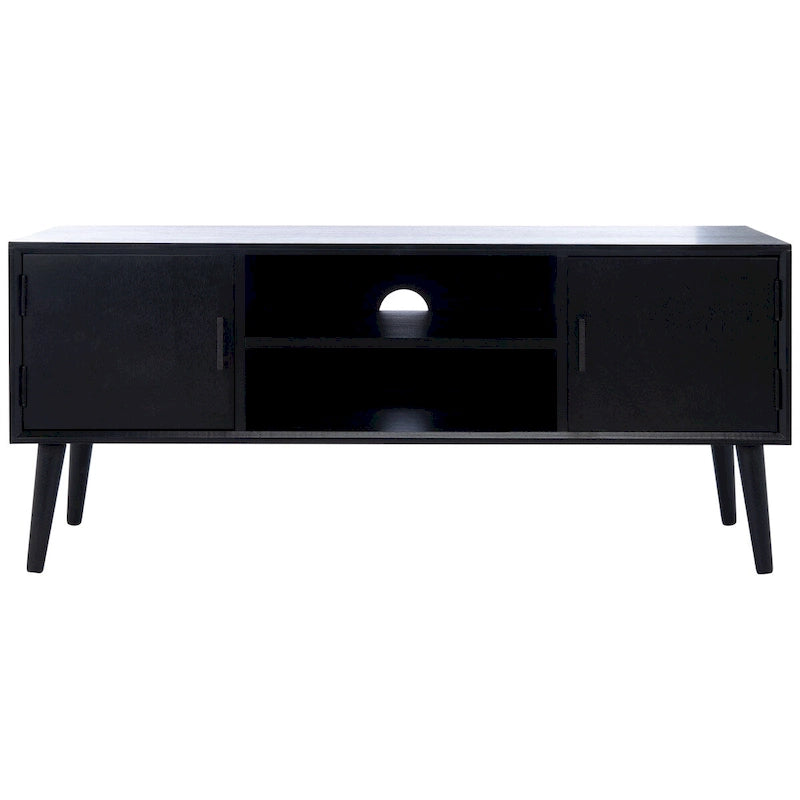 Meuble TV multimédia SAFAVIEH Maegan style milieu du siècle avec rangement - 120 cm (L) x 40 cm (P) x 51 cm (H)