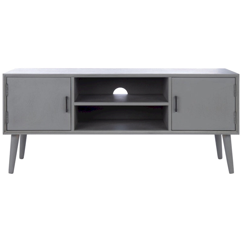 Meuble TV multimédia SAFAVIEH Maegan style milieu du siècle avec rangement - 120 cm (L) x 40 cm (P) x 51 cm (H)