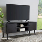 Meuble TV multimédia SAFAVIEH Maegan style milieu du siècle avec rangement - 120 cm (L) x 40 cm (P) x 51 cm (H)