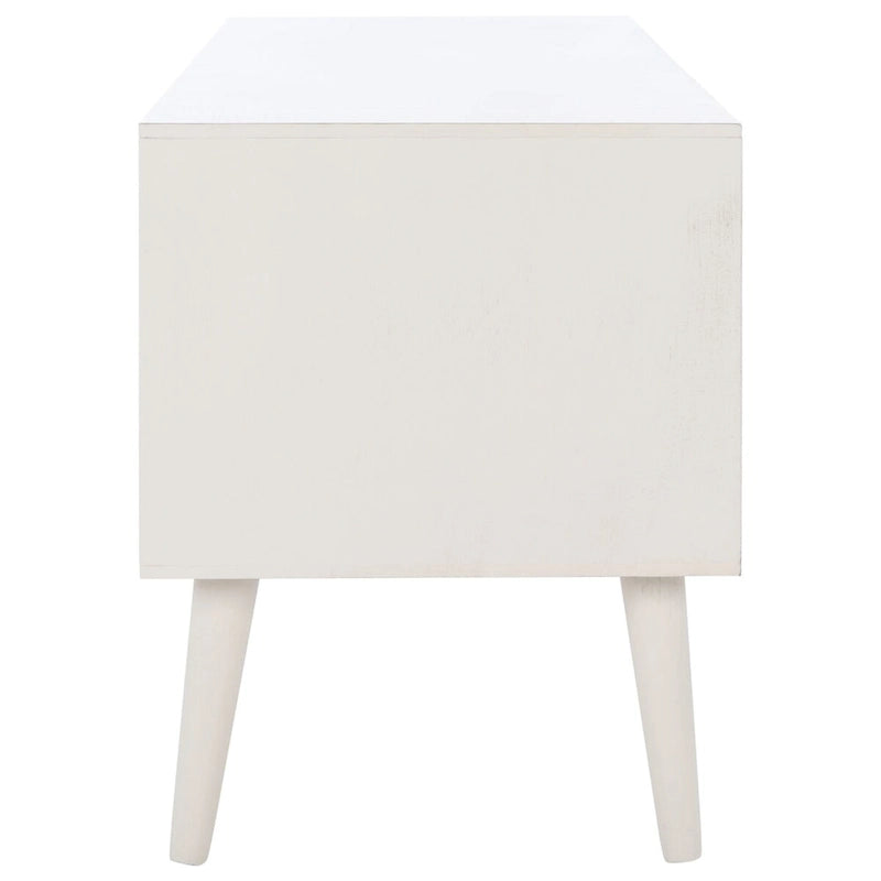 Meuble TV multimédia SAFAVIEH Maegan style milieu du siècle avec rangement - 120 cm (L) x 40 cm (P) x 51 cm (H)