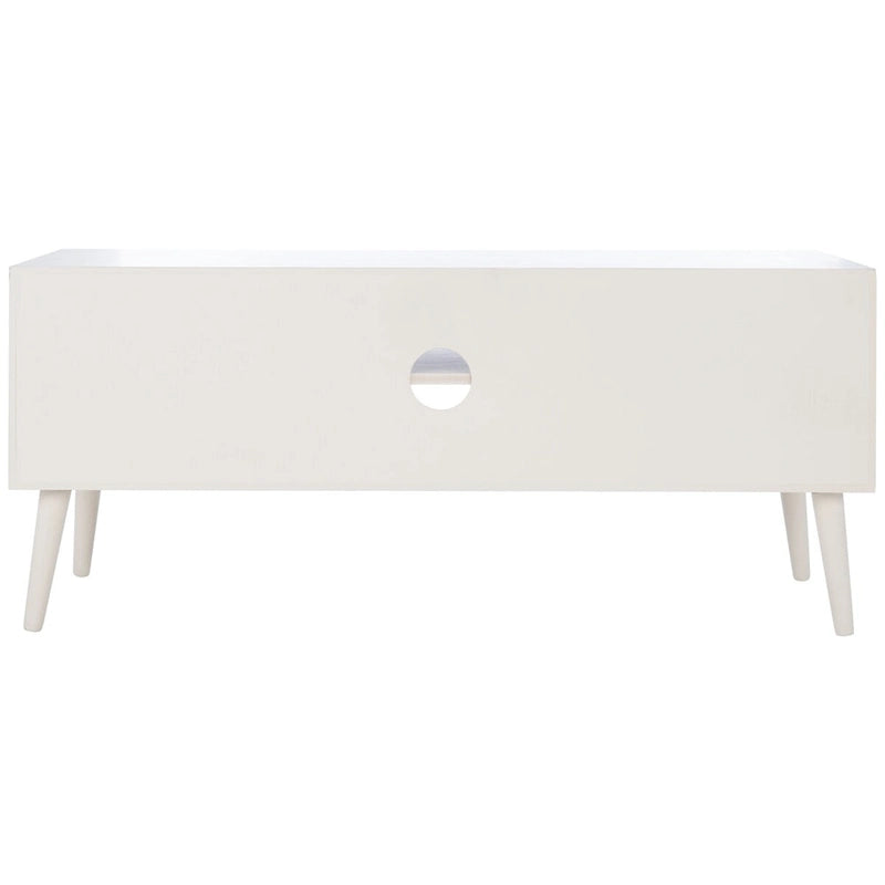 Meuble TV multimédia SAFAVIEH Maegan style milieu du siècle avec rangement - 120 cm (L) x 40 cm (P) x 51 cm (H)