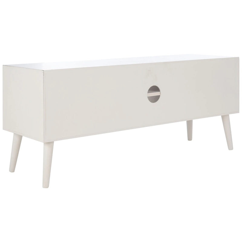 Meuble TV multimédia SAFAVIEH Maegan style milieu du siècle avec rangement - 120 cm (L) x 40 cm (P) x 51 cm (H)