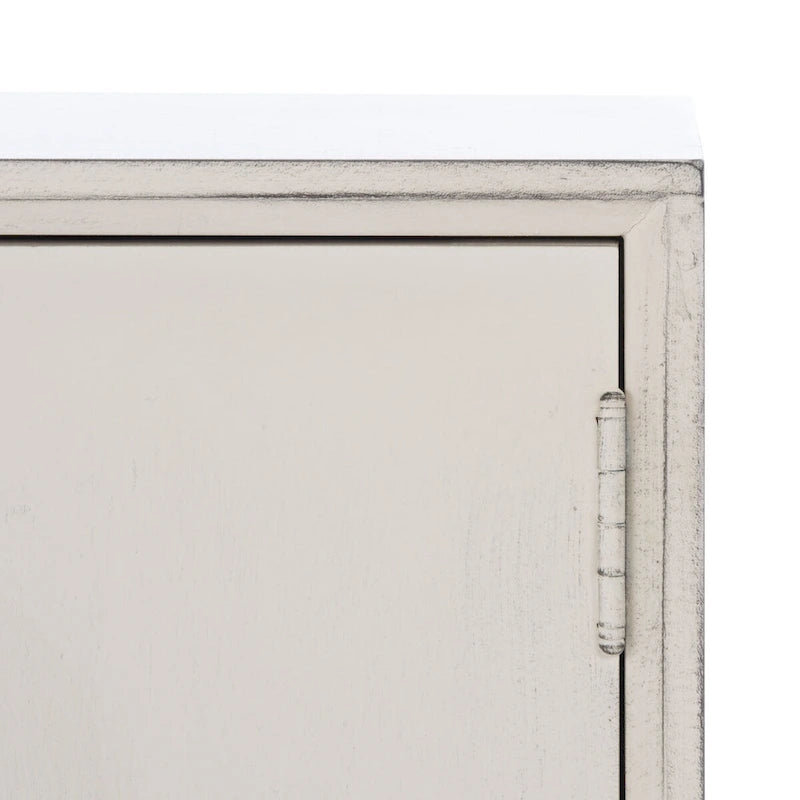 Meuble TV multimédia SAFAVIEH Maegan style milieu du siècle avec rangement - 120 cm (L) x 40 cm (P) x 51 cm (H)