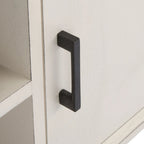 Meuble TV multimédia SAFAVIEH Maegan style milieu du siècle avec rangement - 120 cm (L) x 40 cm (P) x 51 cm (H)