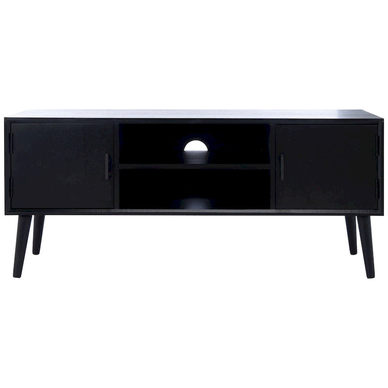 Meuble TV multimédia SAFAVIEH Maegan style milieu du siècle avec rangement - 120 cm (L) x 40 cm (P) x 51 cm (H)