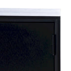 Meuble TV multimédia SAFAVIEH Maegan style milieu du siècle avec rangement - 120 cm (L) x 40 cm (P) x 51 cm (H)