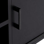 Meuble TV multimédia SAFAVIEH Maegan style milieu du siècle avec rangement - 120 cm (L) x 40 cm (P) x 51 cm (H)