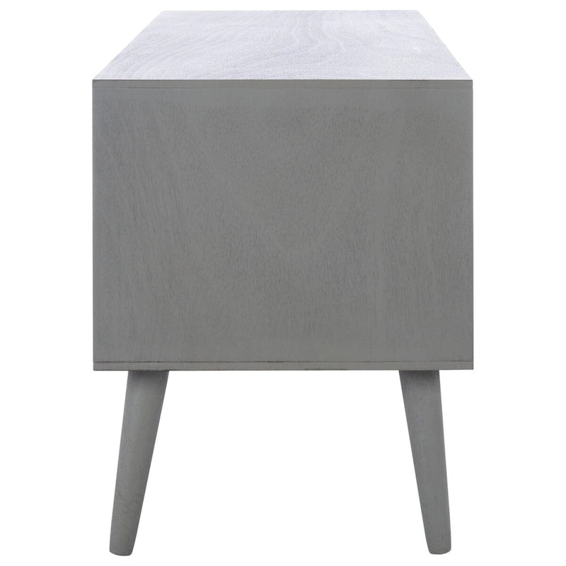 Meuble TV multimédia SAFAVIEH Maegan style milieu du siècle avec rangement - 120 cm (L) x 40 cm (P) x 51 cm (H)