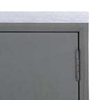 Meuble TV multimédia SAFAVIEH Maegan style milieu du siècle avec rangement - 120 cm (L) x 40 cm (P) x 51 cm (H)