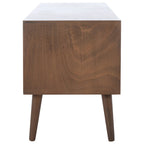 Meuble TV multimédia SAFAVIEH Maegan style milieu du siècle avec rangement - 120 cm (L) x 40 cm (P) x 51 cm (H)