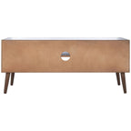 Meuble TV multimédia SAFAVIEH Maegan style milieu du siècle avec rangement - 120 cm (L) x 40 cm (P) x 51 cm (H)