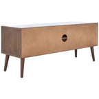 Meuble TV multimédia SAFAVIEH Maegan style milieu du siècle avec rangement - 120 cm (L) x 40 cm (P) x 51 cm (H)