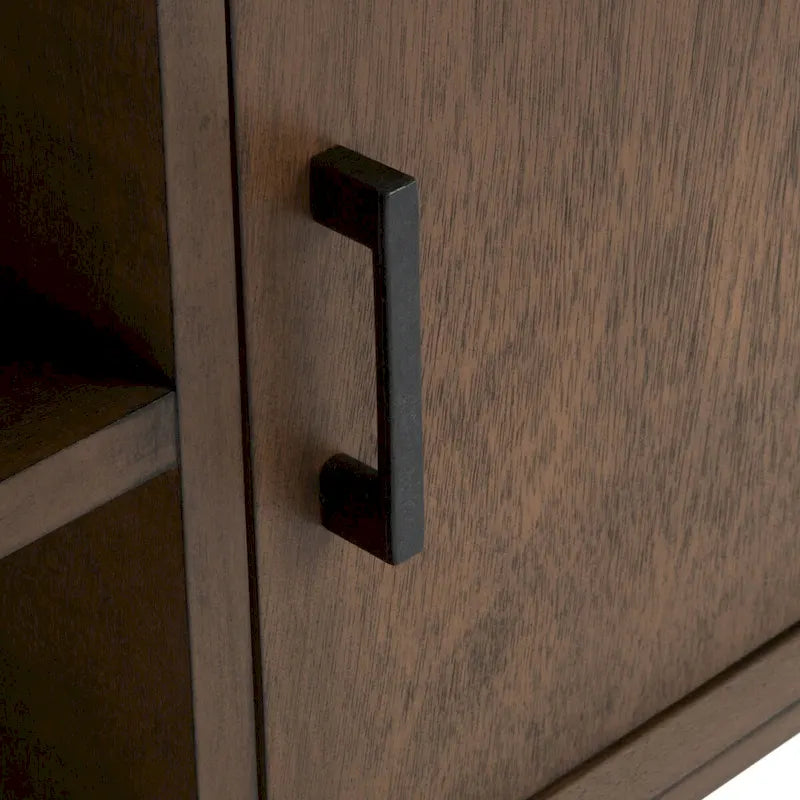 Meuble TV multimédia SAFAVIEH Maegan style milieu du siècle avec rangement - 120 cm (L) x 40 cm (P) x 51 cm (H)