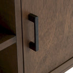 Meuble TV multimédia SAFAVIEH Maegan style milieu du siècle avec rangement - 120 cm (L) x 40 cm (P) x 51 cm (H)