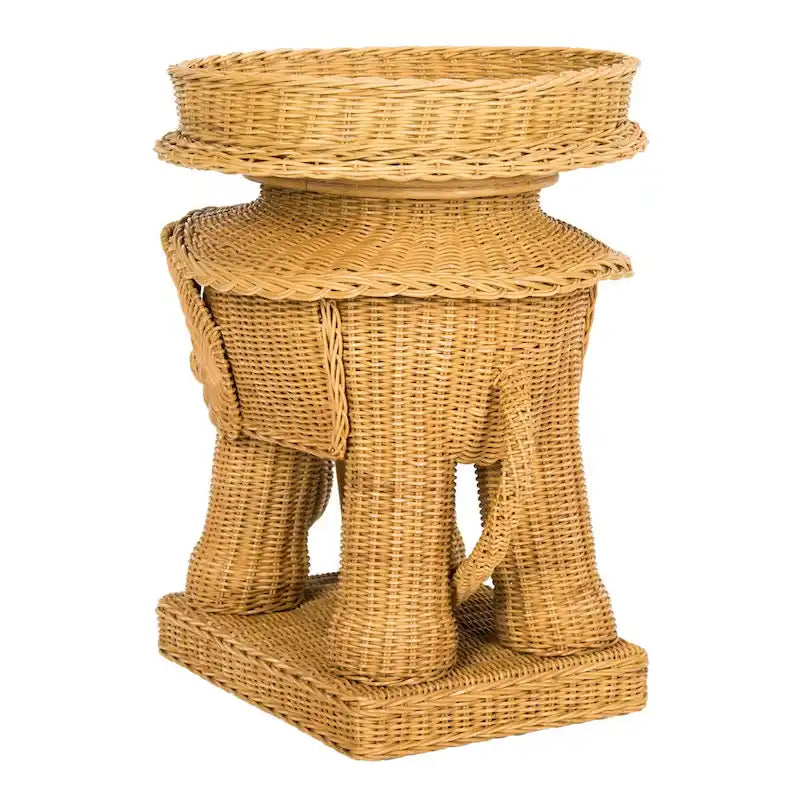 Table d'appoint SAFAVIEH Bilek avec rangement, finition naturelle - 63,5 x 44,5 x 54,6 cm (25 po L x 18 po P x 22 po H)