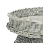 Table d'appoint SAFAVIEH Bilek avec rangement, finition naturelle - 63,5 x 44,5 x 54,6 cm (25 po L x 18 po P x 22 po H)