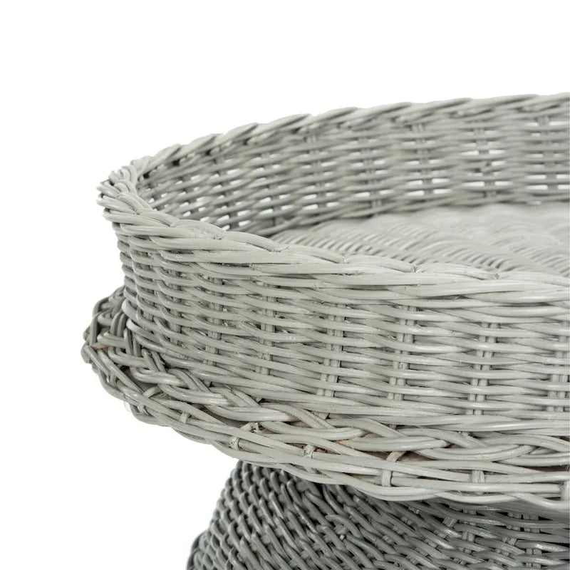 Table d'appoint SAFAVIEH Bilek avec rangement, finition naturelle - 63,5 x 44,5 x 54,6 cm (25 po L x 18 po P x 22 po H)