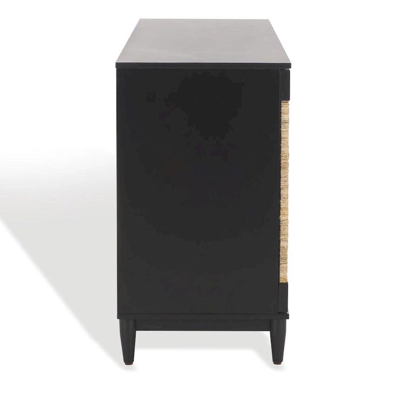 Buffet 4 portes SAFAVIEH Couture Nedime Banana Stem - 177 cm L x 46 cm P x 81 cm H - 178 cm L x 81 cm P x 46 cm H