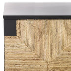 Buffet 4 portes SAFAVIEH Couture Nedime Banana Stem - 177 cm L x 46 cm P x 81 cm H - 178 cm L x 81 cm P x 46 cm H