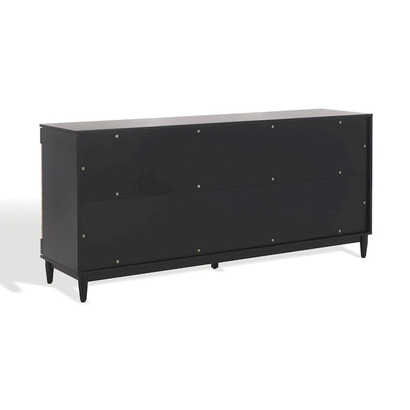 Buffet 4 portes SAFAVIEH Couture Nedime Banana Stem - 177 cm L x 46 cm P x 81 cm H - 178 cm L x 81 cm P x 46 cm H