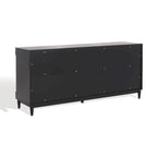 Buffet 4 portes SAFAVIEH Couture Nedime Banana Stem - 177 cm L x 46 cm P x 81 cm H - 178 cm L x 81 cm P x 46 cm H
