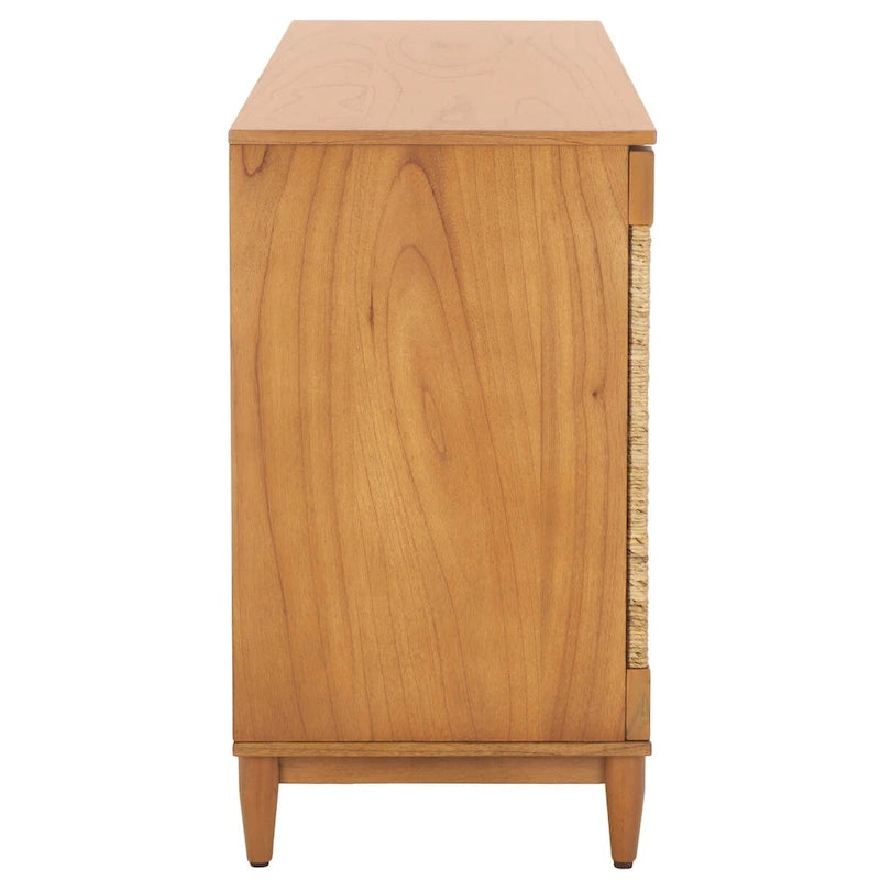 Buffet 4 portes SAFAVIEH Couture Nedime Banana Stem - 177 cm L x 46 cm P x 81 cm H - 178 cm L x 81 cm P x 46 cm H