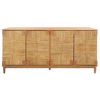 Buffet 4 portes SAFAVIEH Couture Nedime Banana Stem - 177 cm L x 46 cm P x 81 cm H - 178 cm L x 81 cm P x 46 cm H