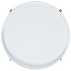 Table d'appoint SAFAVIEH Sharron laquée blanche/grise - 0 - 32 x 32 x 18 - 32L x 32P x 18H