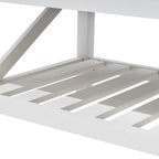 Table basse Pellabant à 2 niveaux avec étagère de rangement