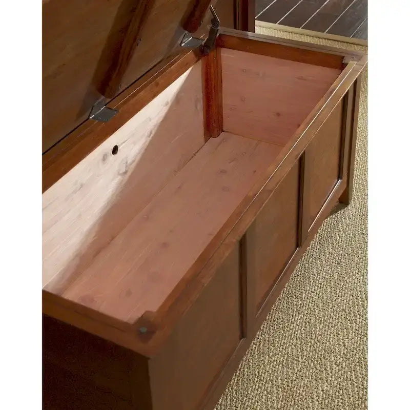 Collection de chambre à coucher Simply Solid Aiden en bois massif, 7 pièces, lit king size