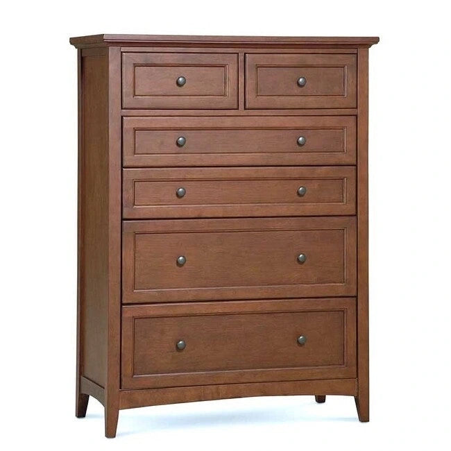 Collection de chambre à coucher Simply Solid Aiden en bois massif, 7 pièces, lit king size