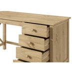 Coiffeuse en bois, grande coiffeuse Corona