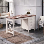 Coiffeuse en bois, grande coiffeuse Corona