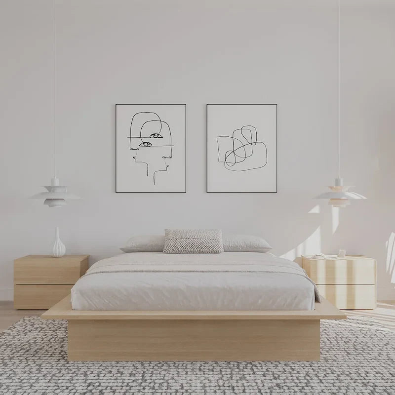 Cadre de lit plateforme Malibu