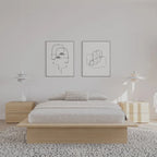 Cadre de lit plateforme Malibu