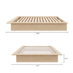 Cadre de lit plateforme Malibu