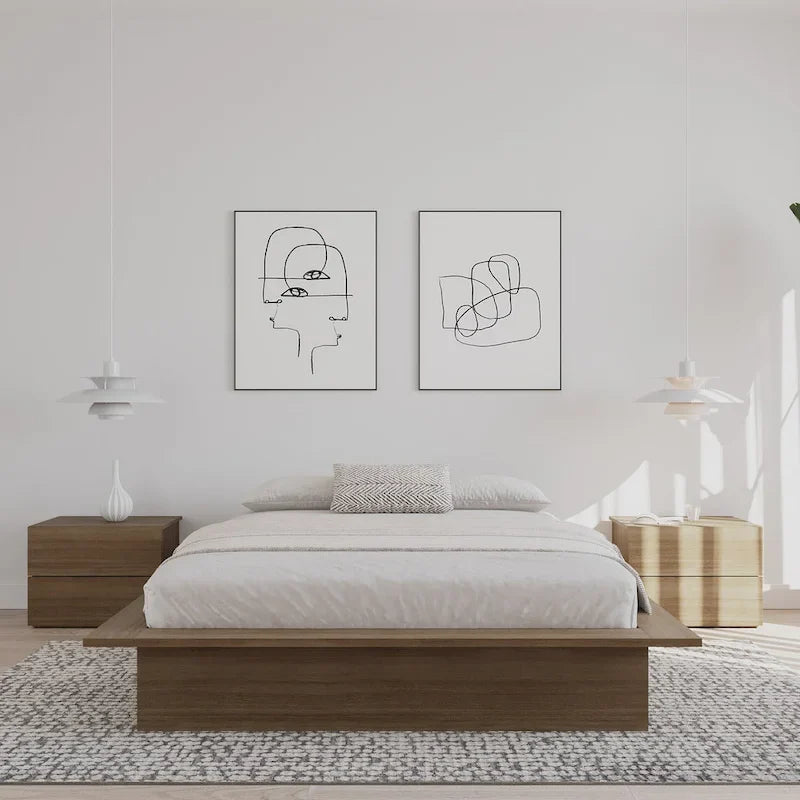 Cadre de lit plateforme Malibu