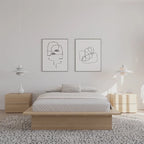 Cadre de lit plateforme Malibu