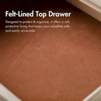 Ensemble de chambre à coucher 6 pièces en chêne massif Drayden de Furniture of America