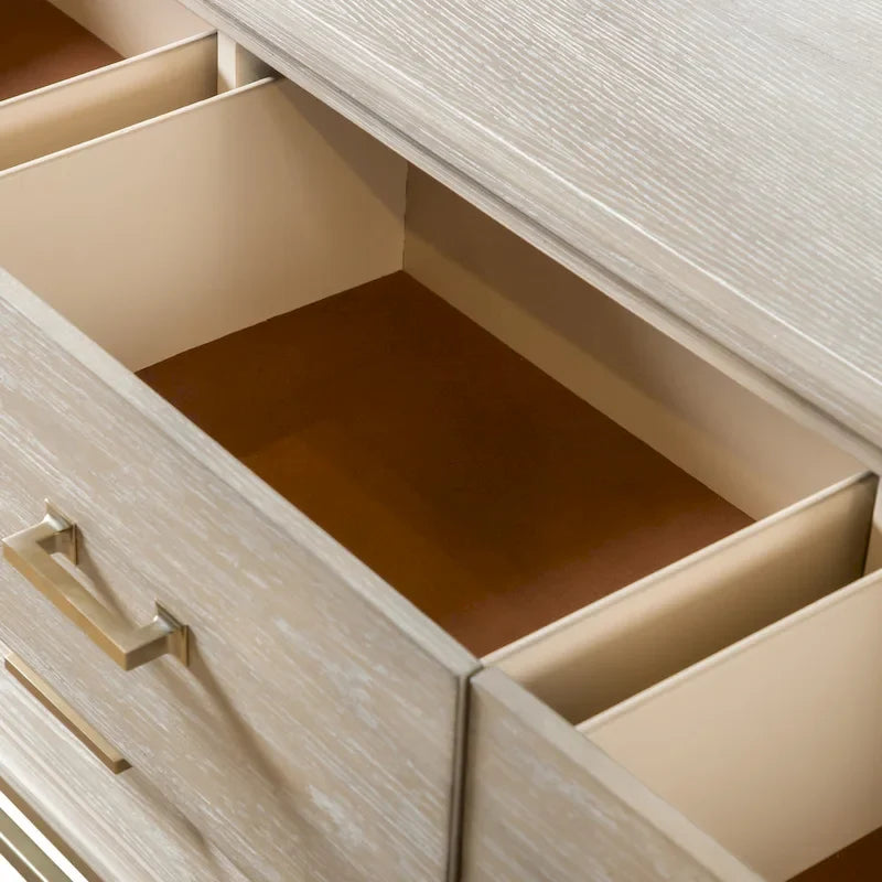 Ensemble de chambre à coucher 6 pièces en chêne massif Drayden de Furniture of America