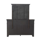 Ensemble lit, commode et miroir Paradise Valley Saddle Brown