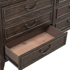 Ensemble lit, commode et miroir Paradise Valley Saddle Brown