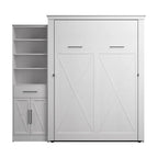 Key West Queen Murphy Bed with Wardrobe (94W) by Bestar
