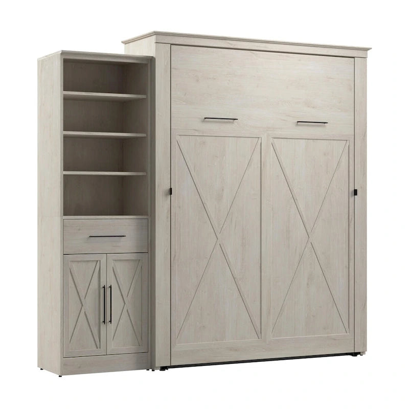 Lit escamotable Key West Queen avec armoire (94 po) par Bestar