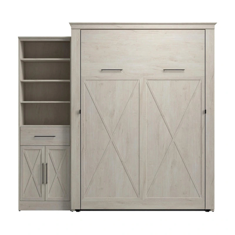 Lit escamotable Key West Queen avec armoire (94 po) par Bestar