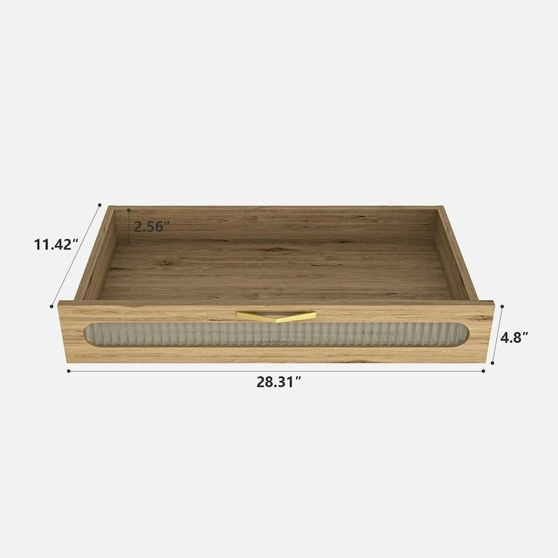 Commode de rangement polyvalente de style campagnard pour chambre à coucher