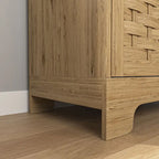 Commode de rangement polyvalente de style campagnard pour chambre à coucher