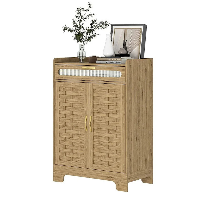 Commode de rangement polyvalente de style campagnard pour chambre à coucher