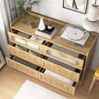 Commode de rangement polyvalente de style campagnard pour chambre à coucher